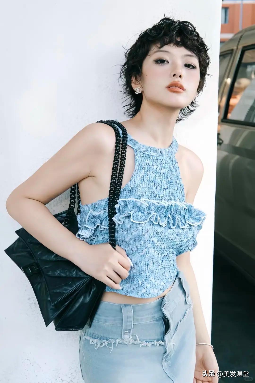 短发卷发造型_适合各种脸型的短发卷发_短发 女明星 生